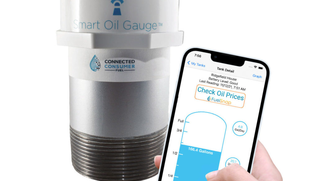 No more worrying about heating oil – Smart Oil Gauge®